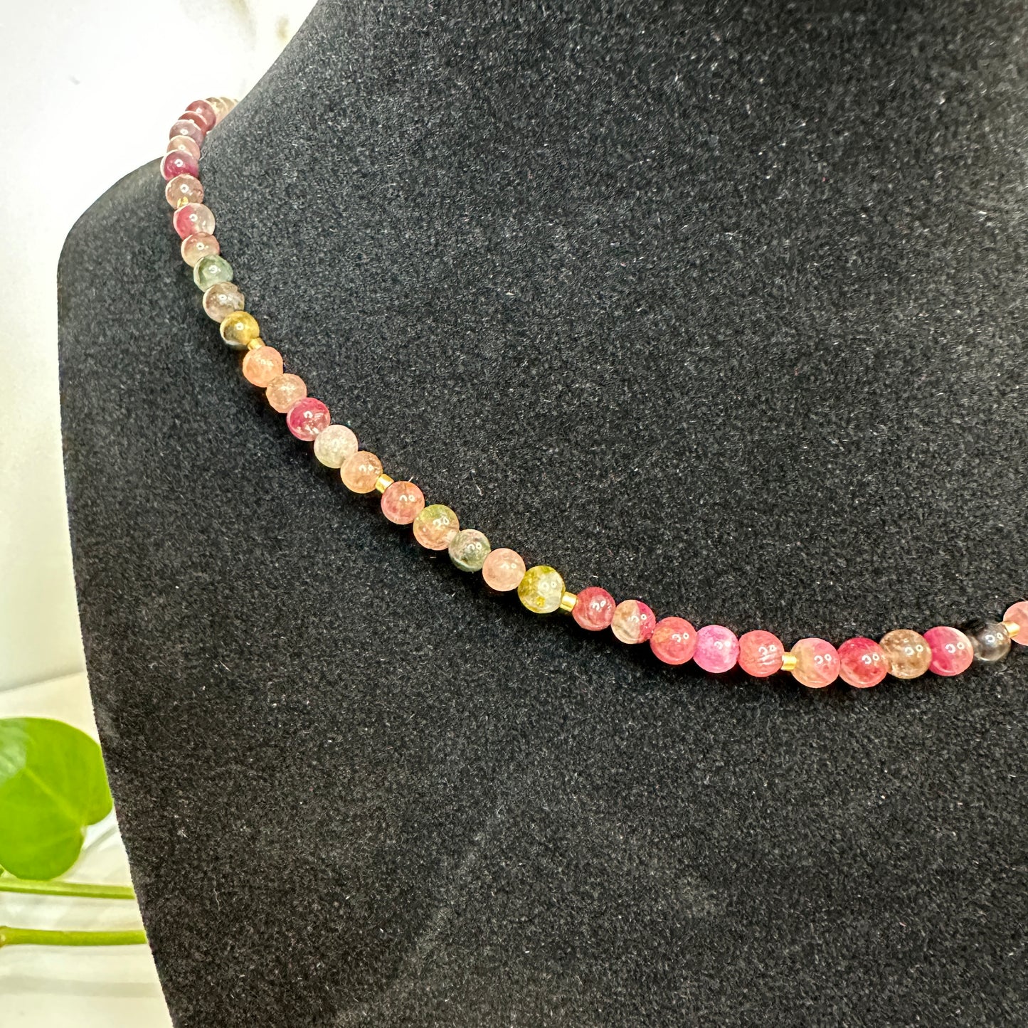 Rainbow Tourmaline Necklace