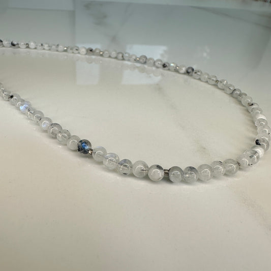 Rainbow Moonstone Necklace