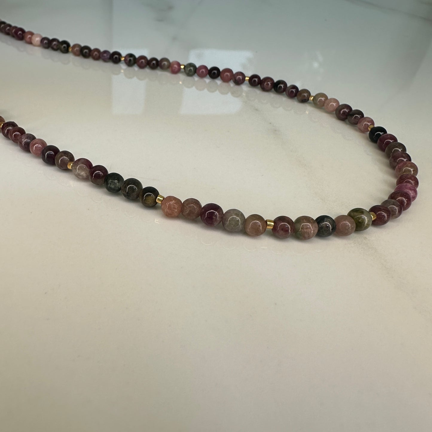 Rainbow Tourmaline Necklace