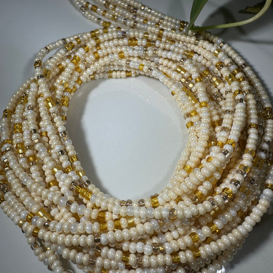 Ivory Kaleidoscope Waistbead