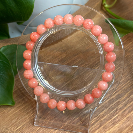 Pink Jade Bracelet (M)