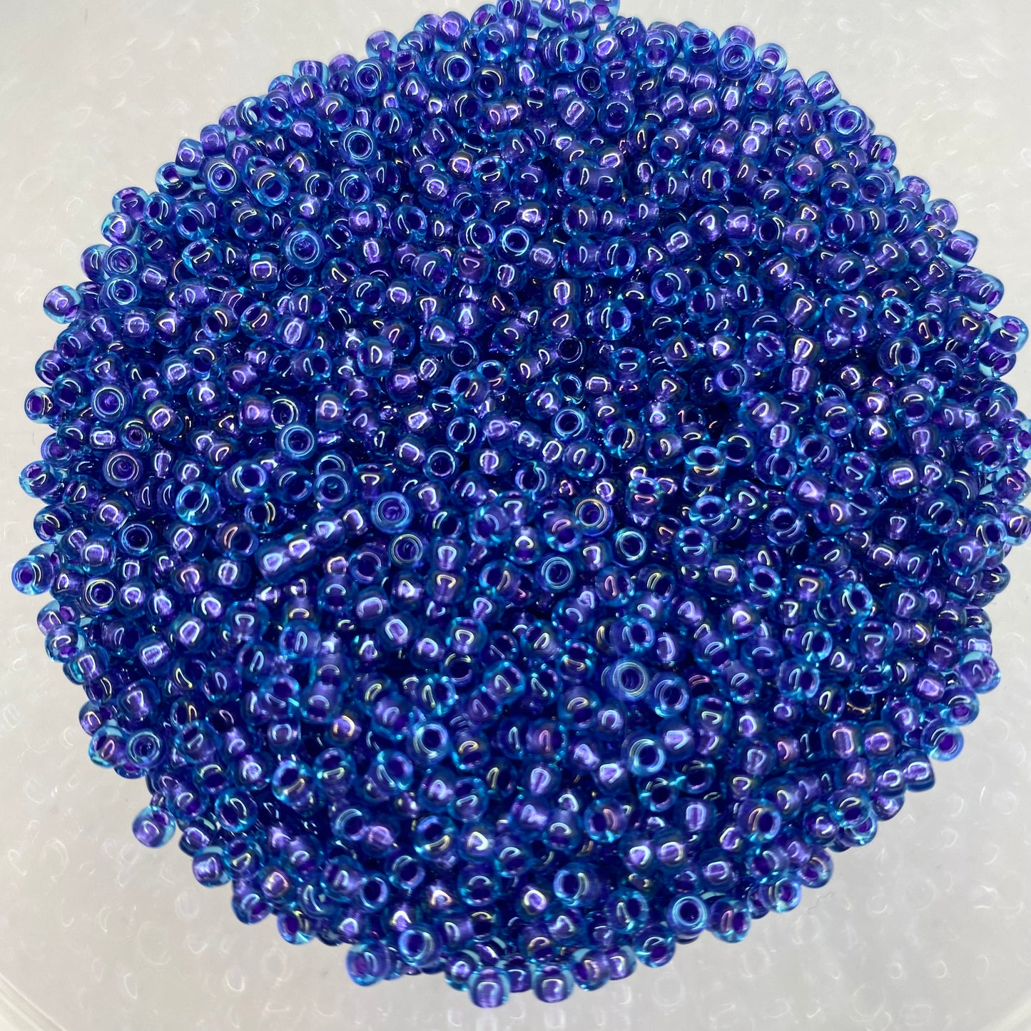 Sparkling Amethyst Lined LT Blue Miyuki 8/0